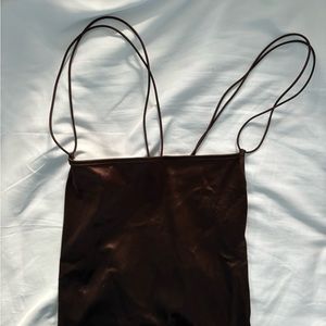 Divided body con mini satin dress women’s size small